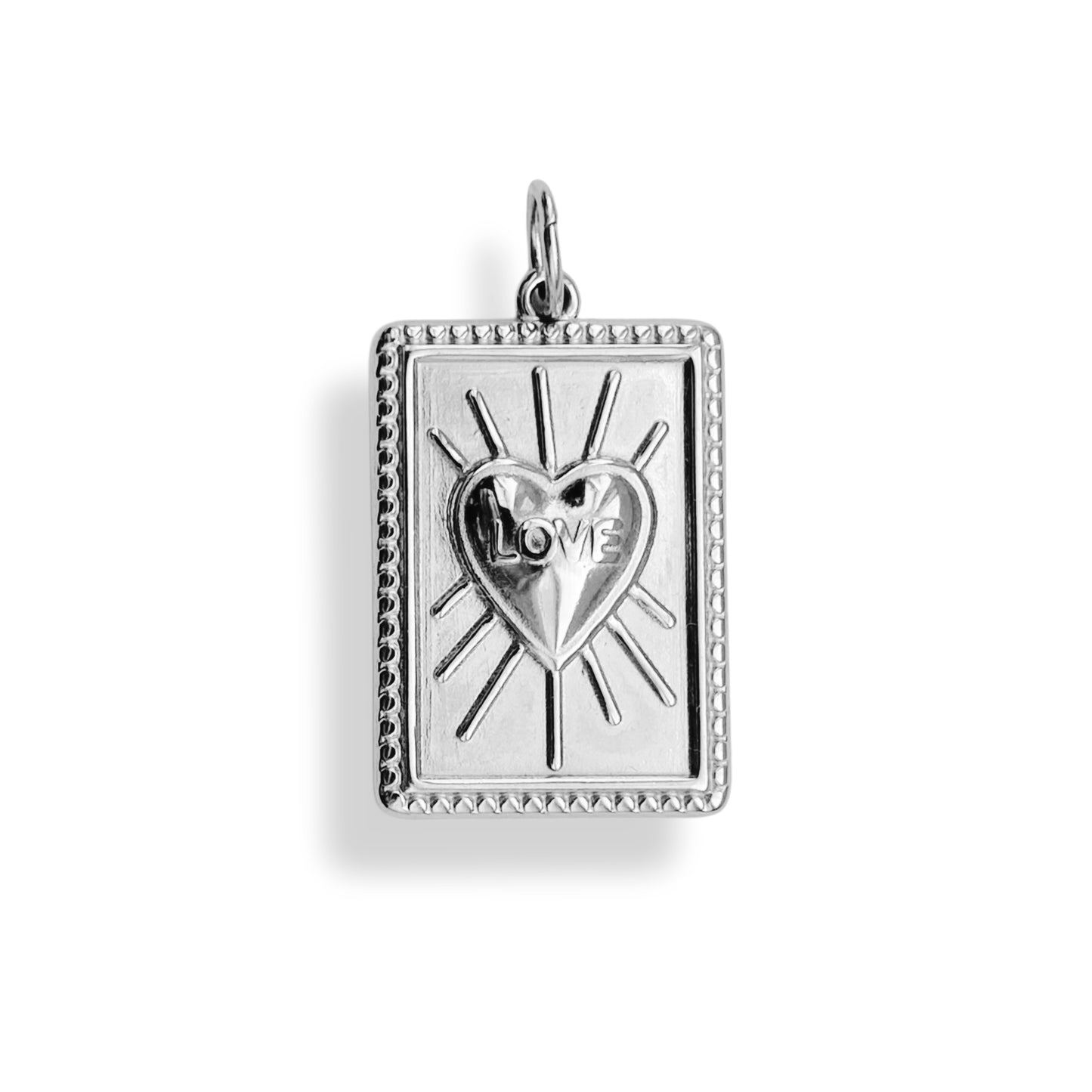 Rectangle Love - charm