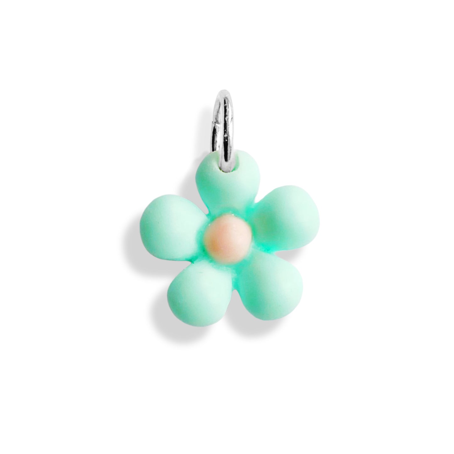 Mini fleur colorée - charm