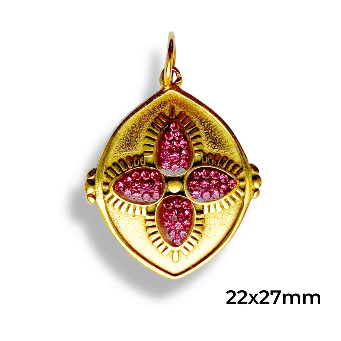 Losange fleuri