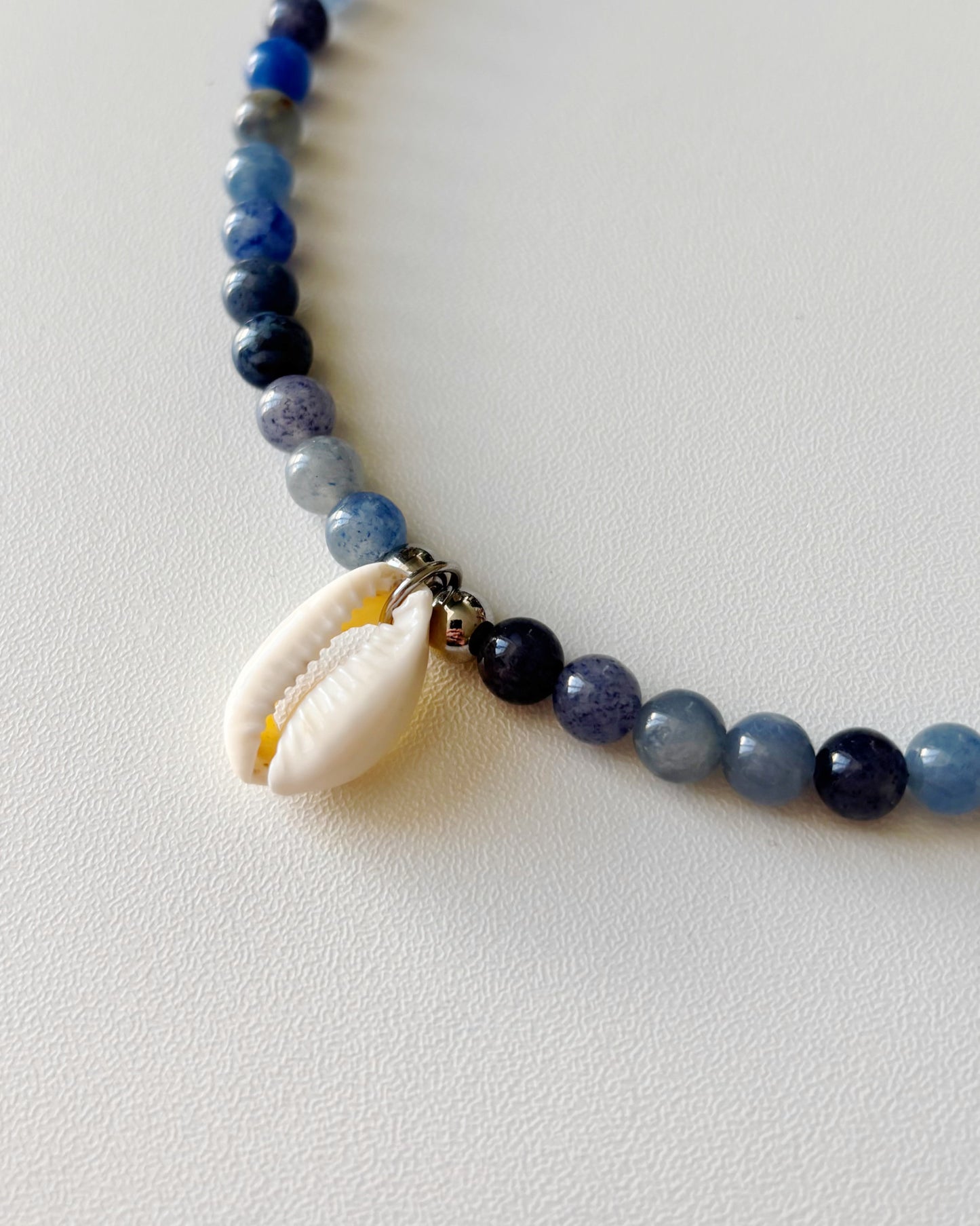 Collier de perles Camilla bleu