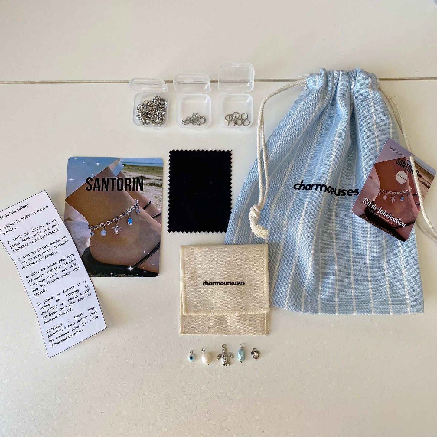 Kit de fabrication - chevillère « Santorin »