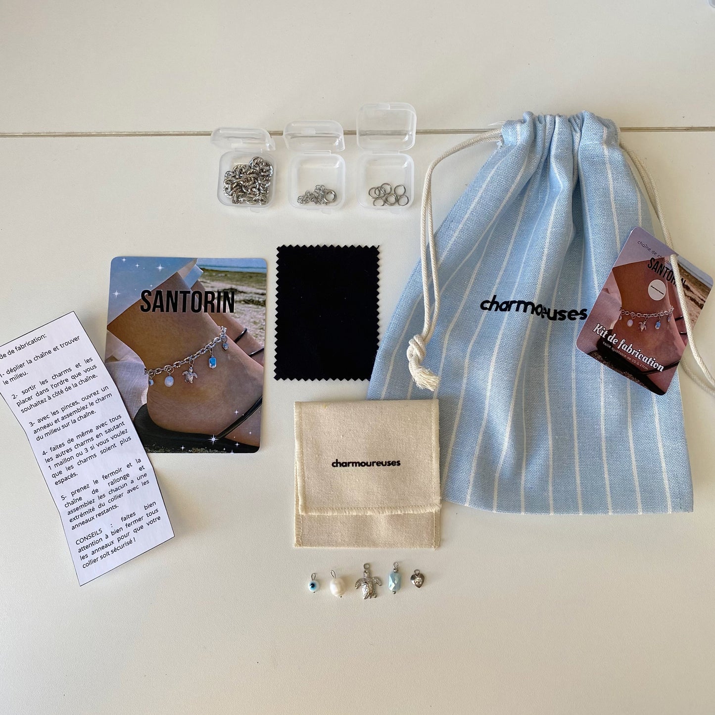 Kit de fabrication - chevillère « Santorin »