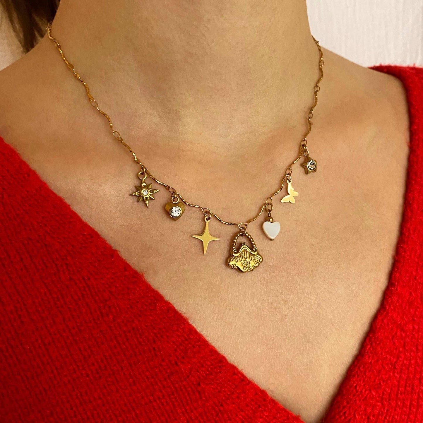 Cœur strass
