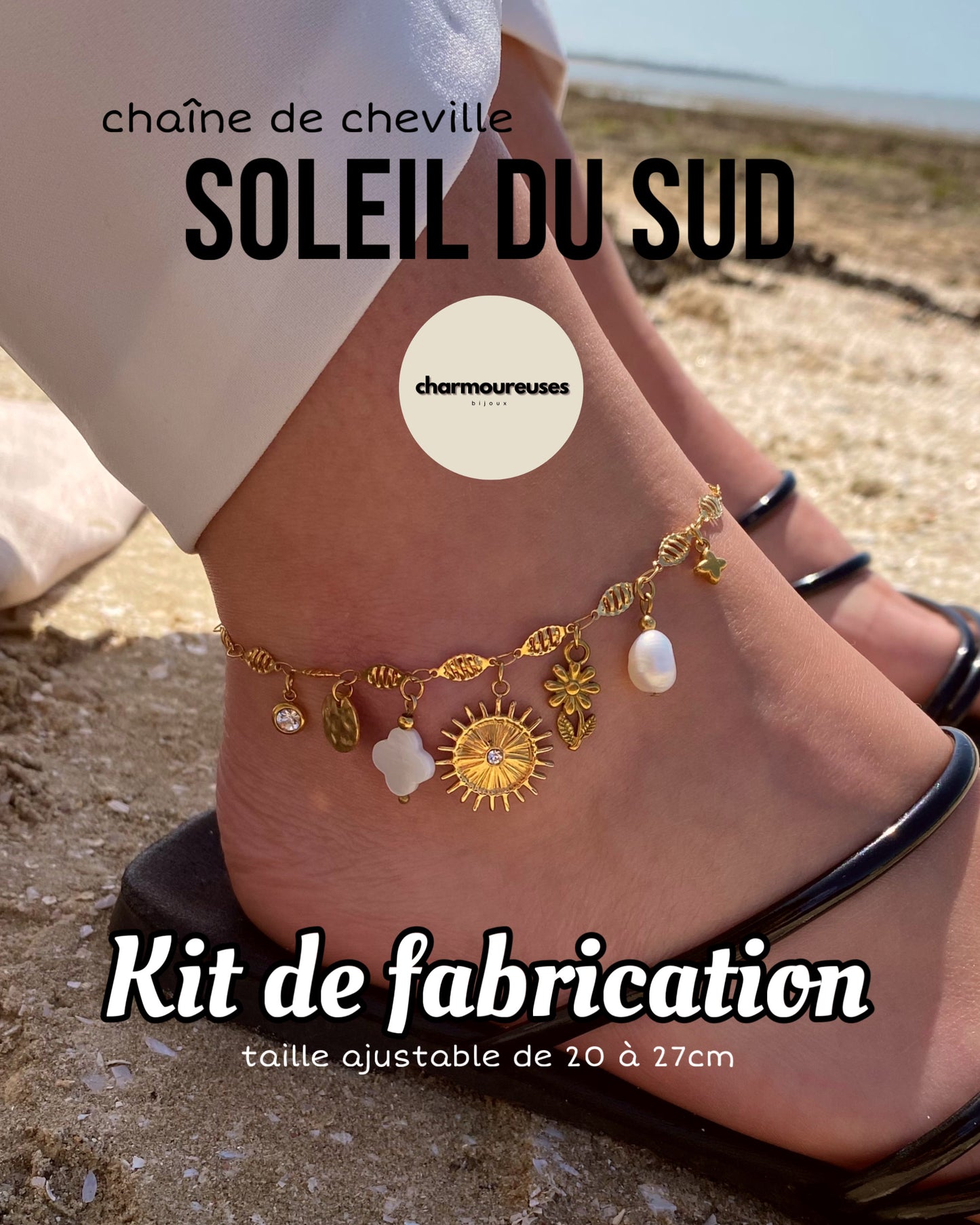 Kit de fabrication - chevillère « Soleil du sud »