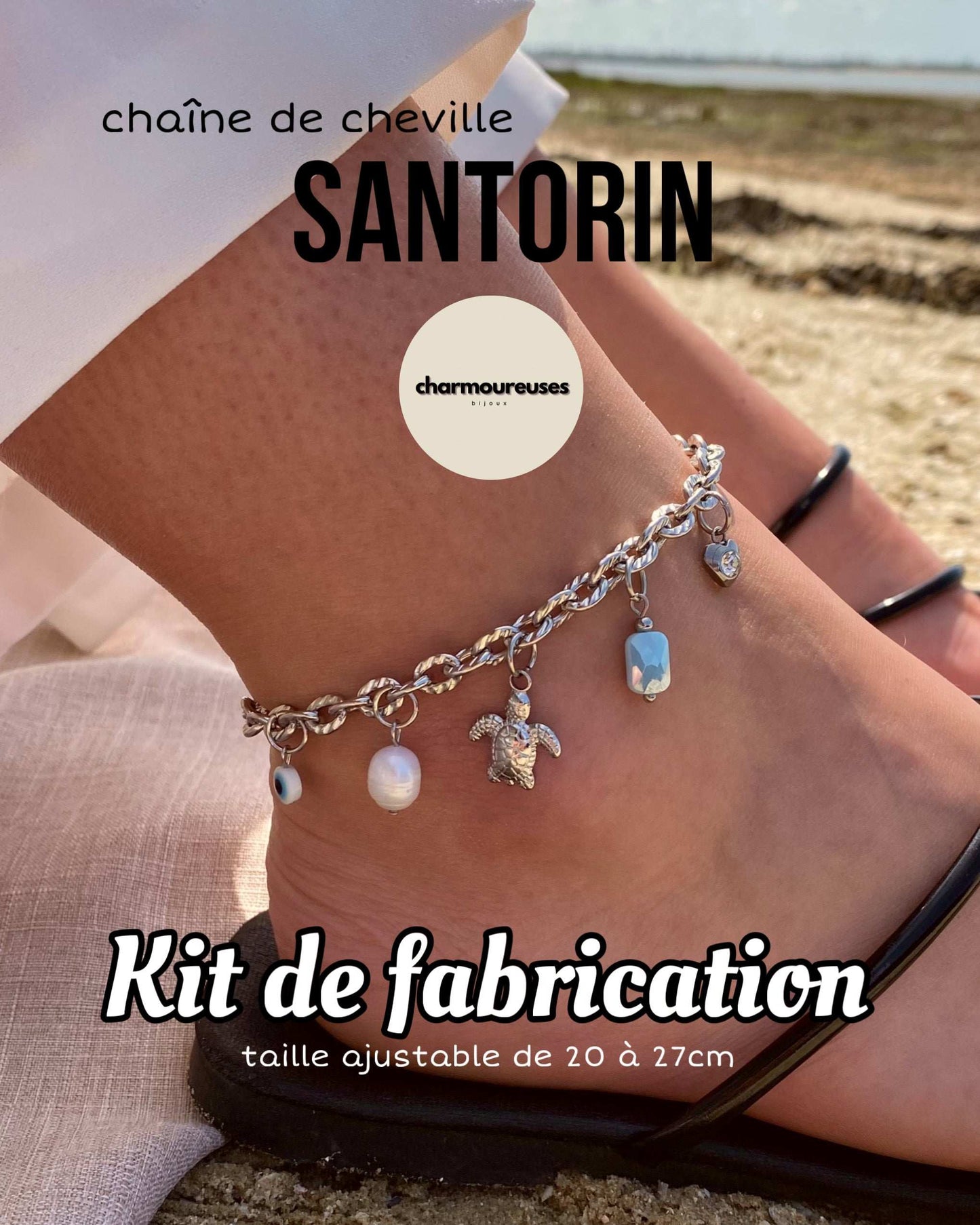 Kit de fabrication - chevillère « Santorin »