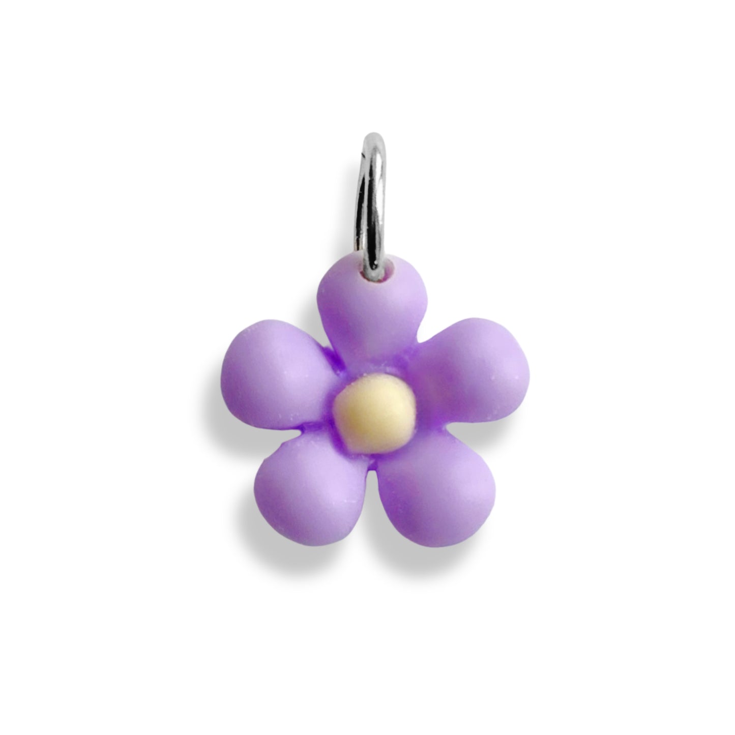 Mini fleur colorée - charm