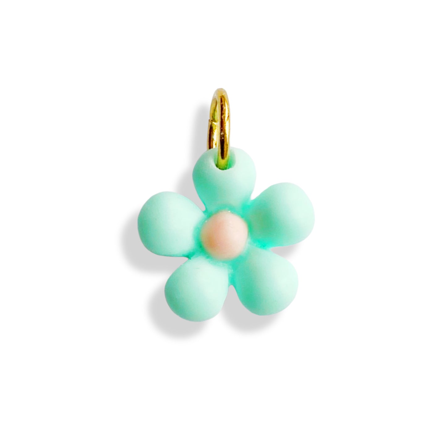 Mini fleur colorée - charm