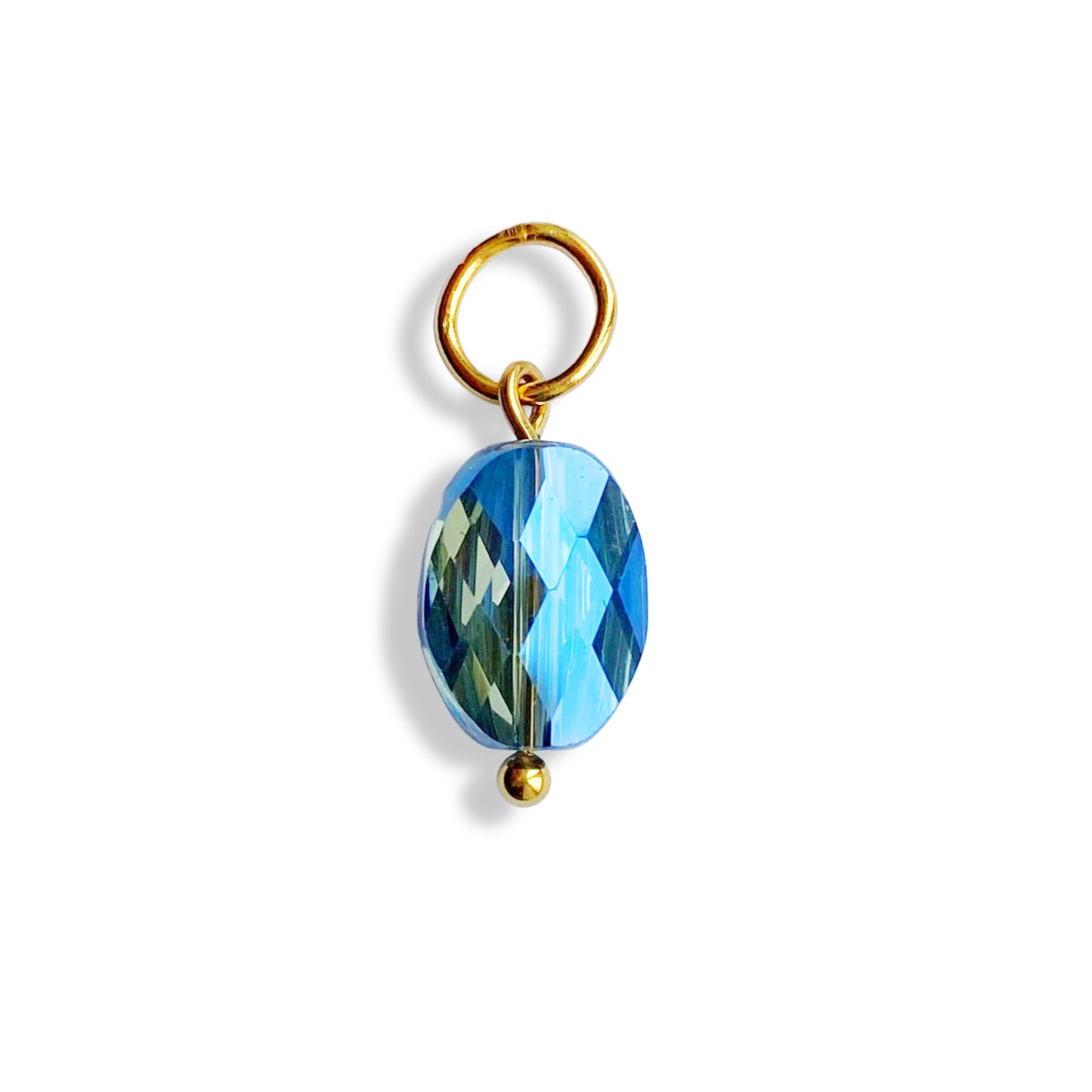 Ovale bleu - charm