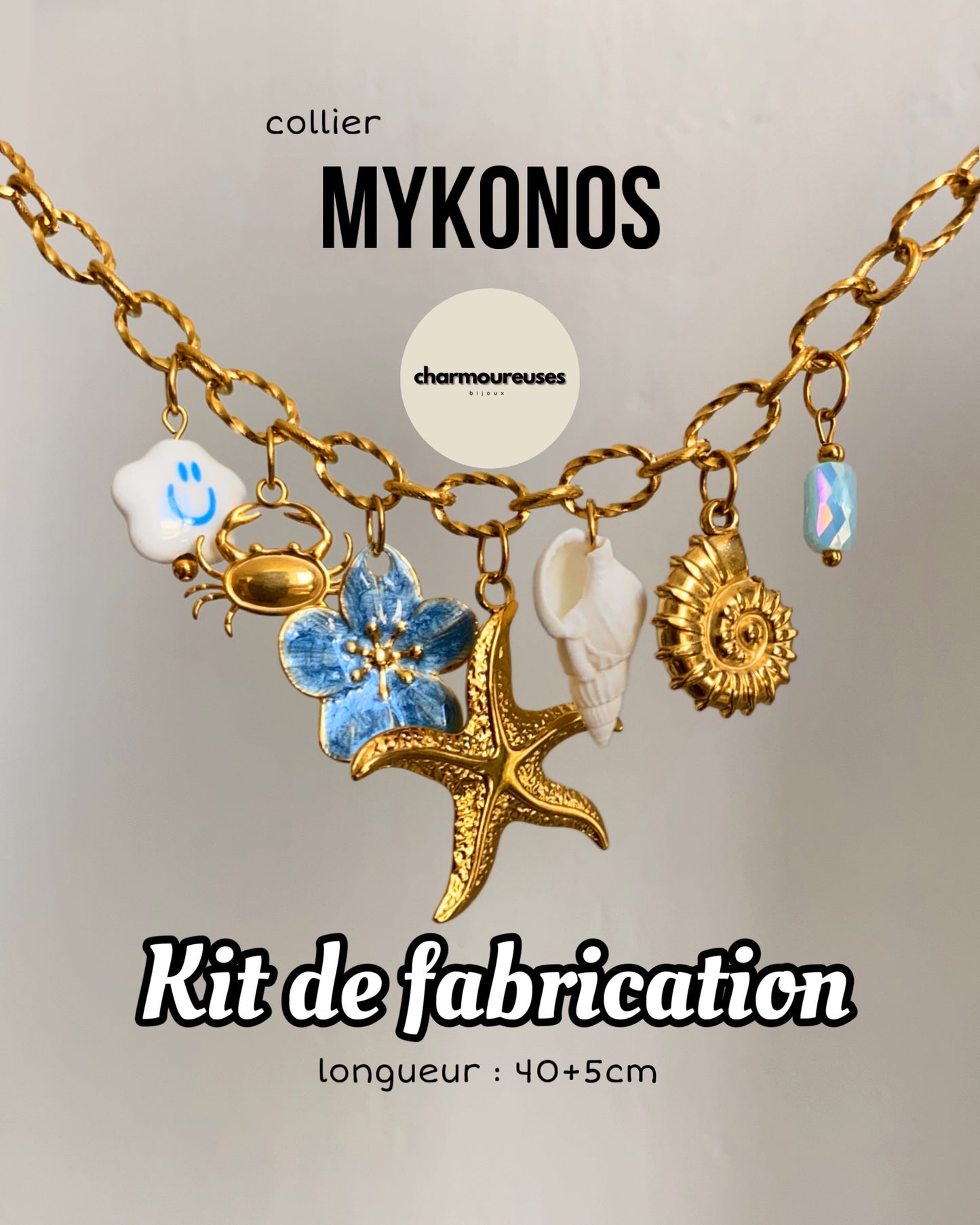 Kit de fabrication - collier « Mykonos »