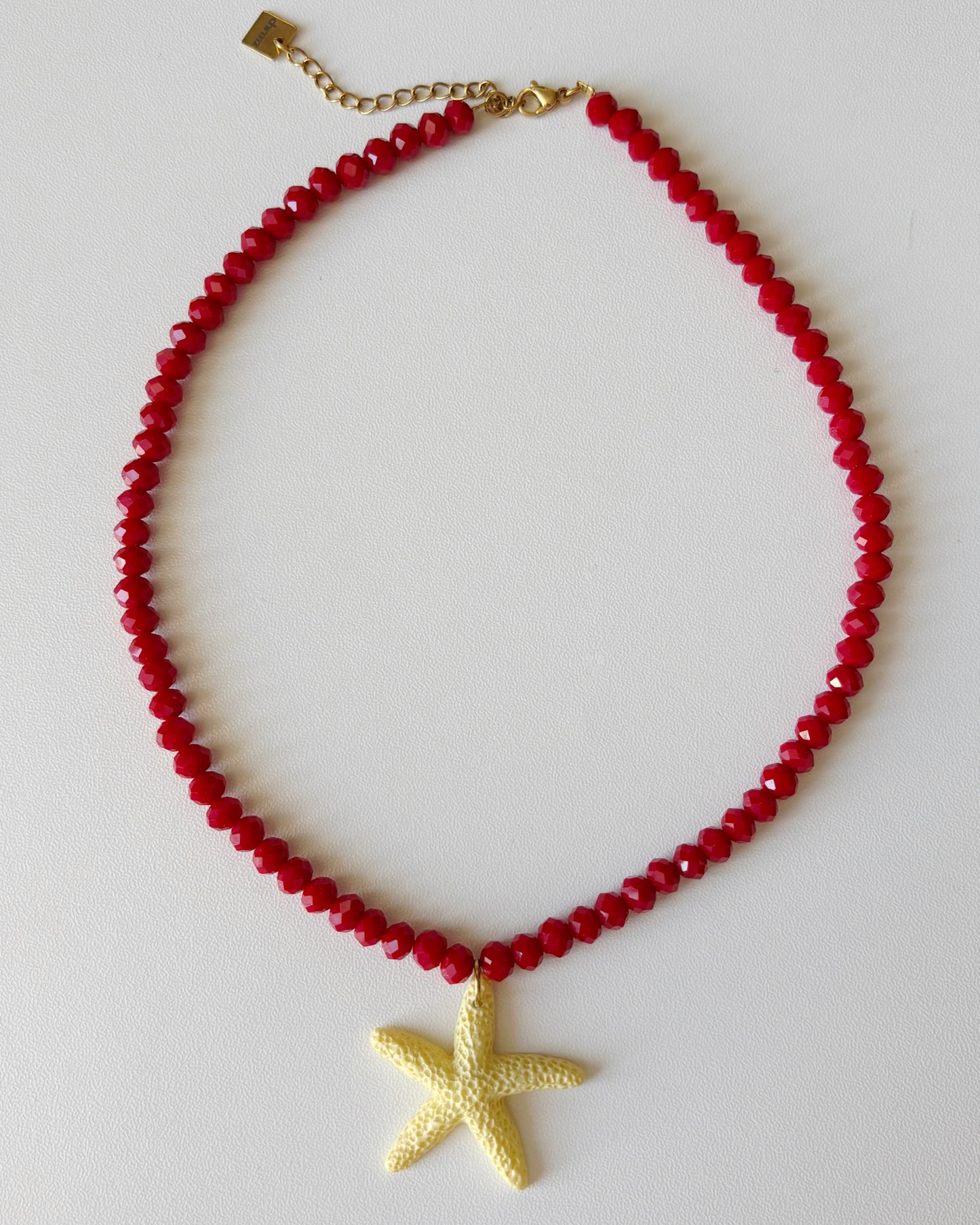 Collier Joline - Rouge/Jaune