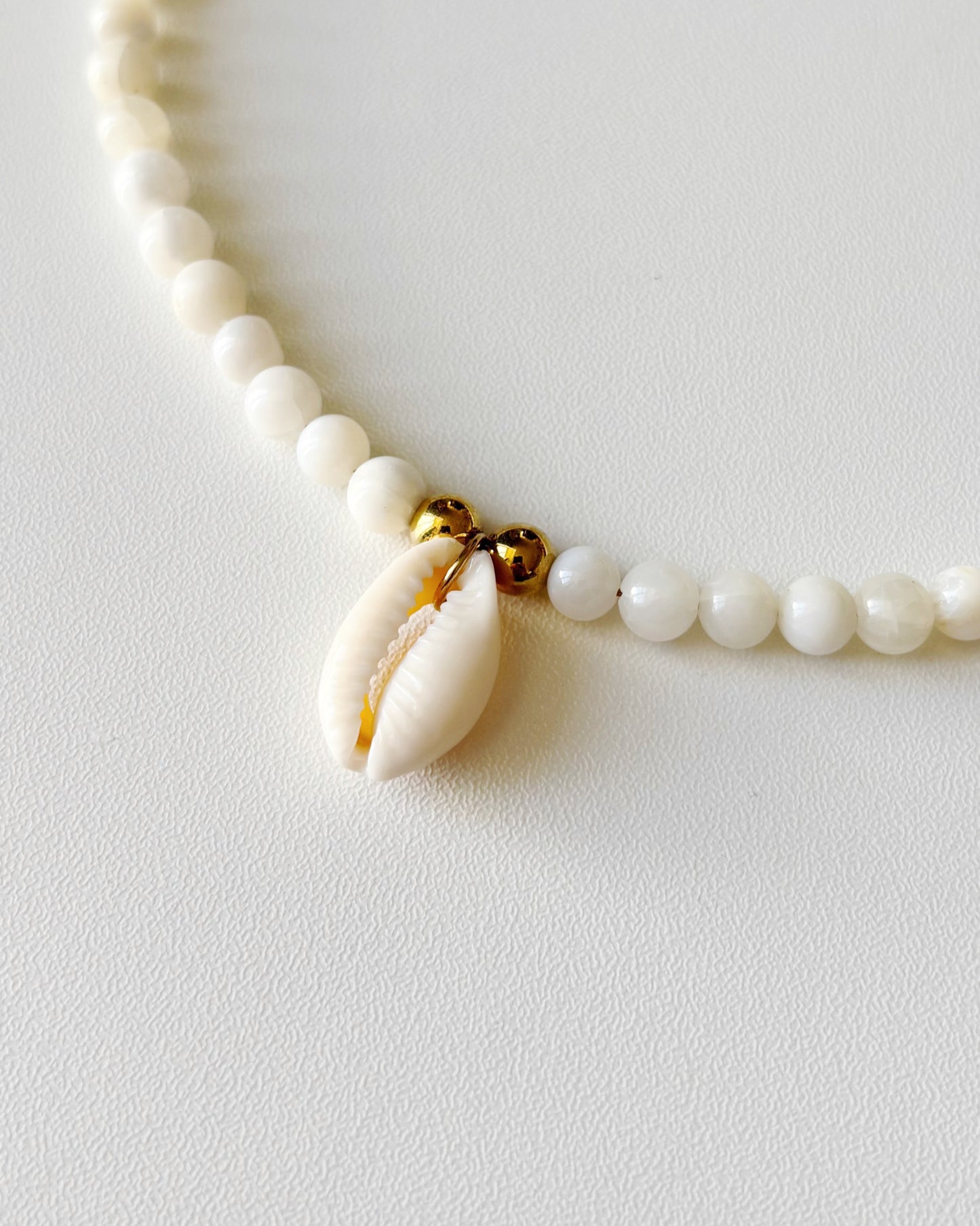 Collier de perles Camilla blanc