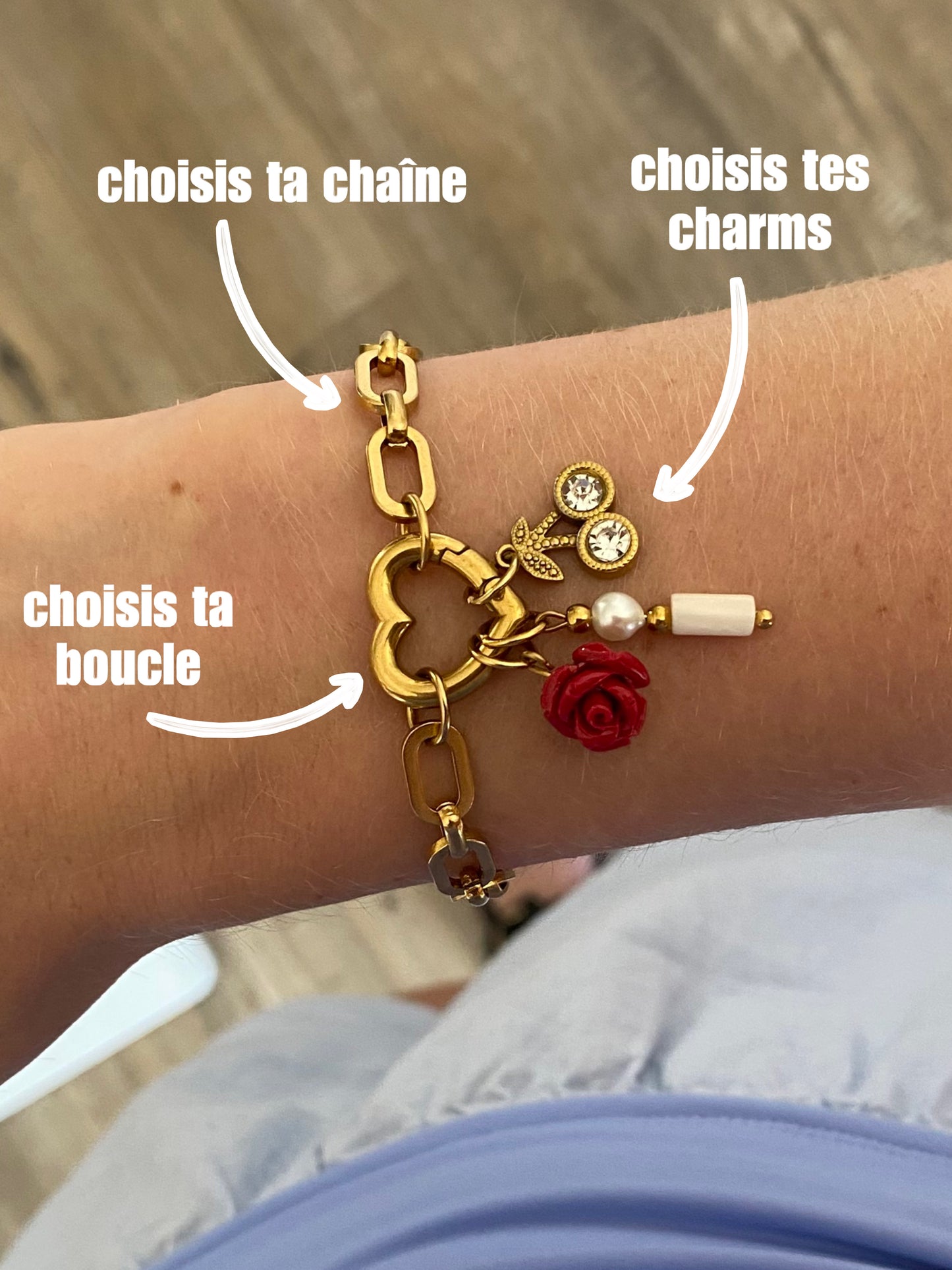 Bracelet à boucle personnalisable