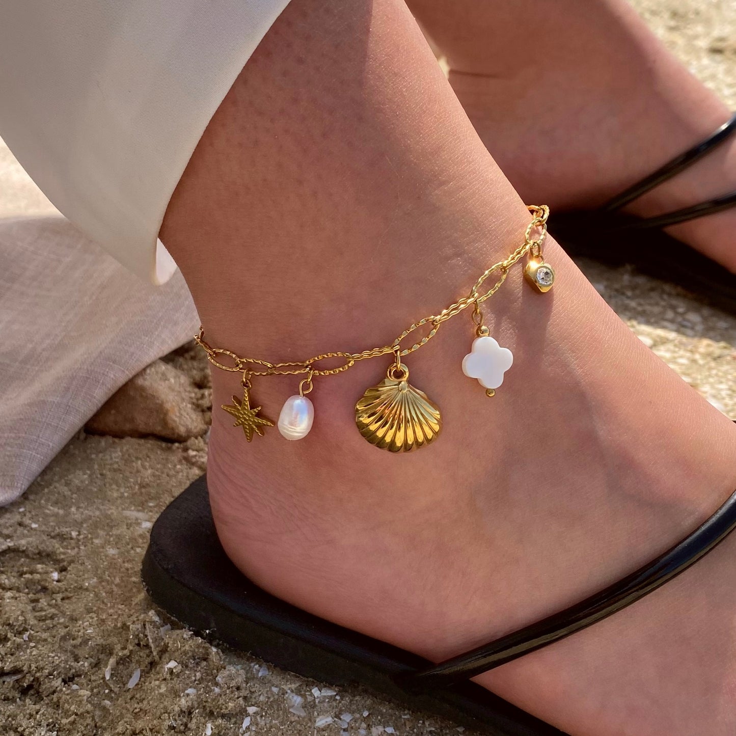 Lilou - bracelet de cheville à personnaliser
