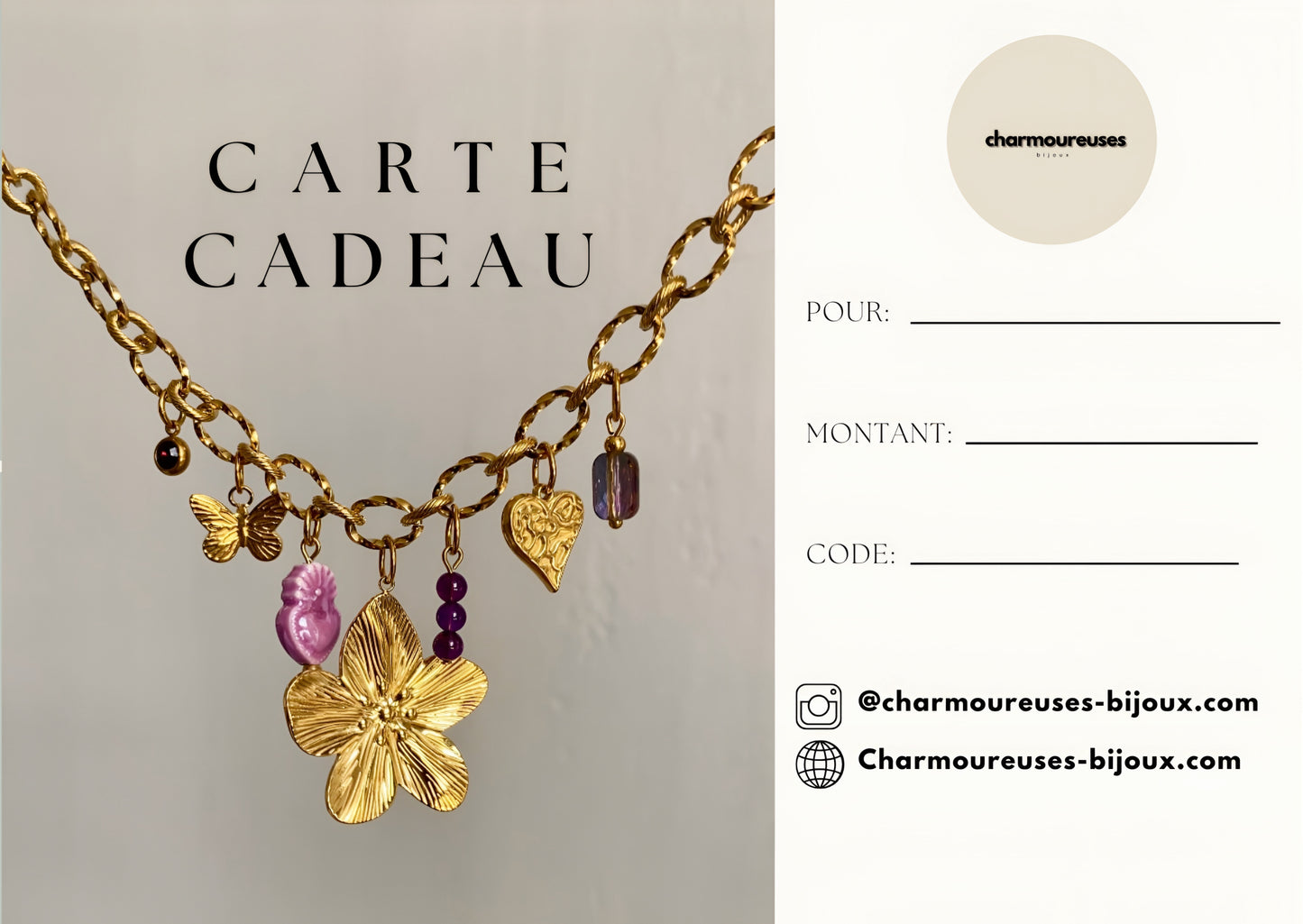 Carte cadeau Charmoureuses