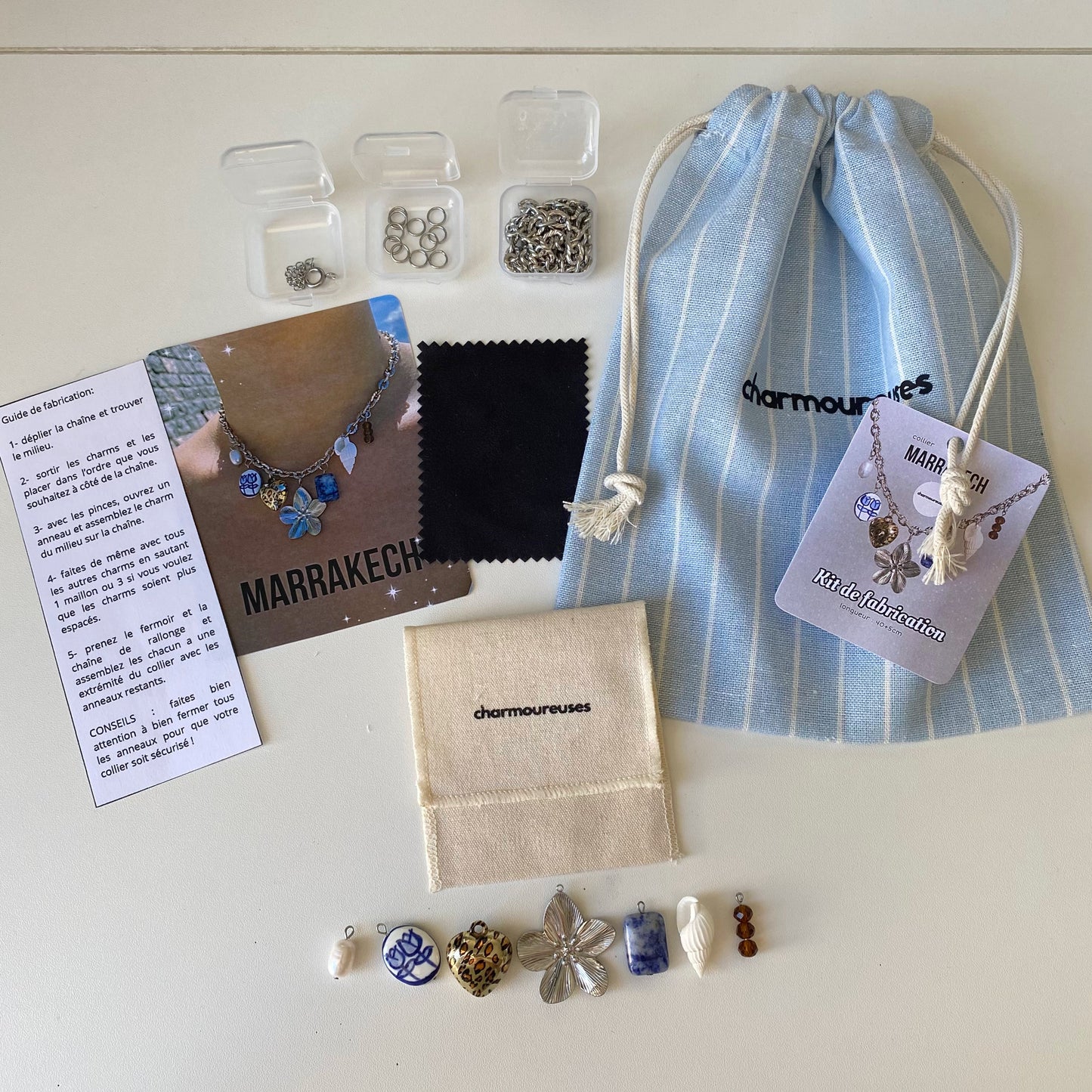 Kit de fabrication - collier « Marrakech »