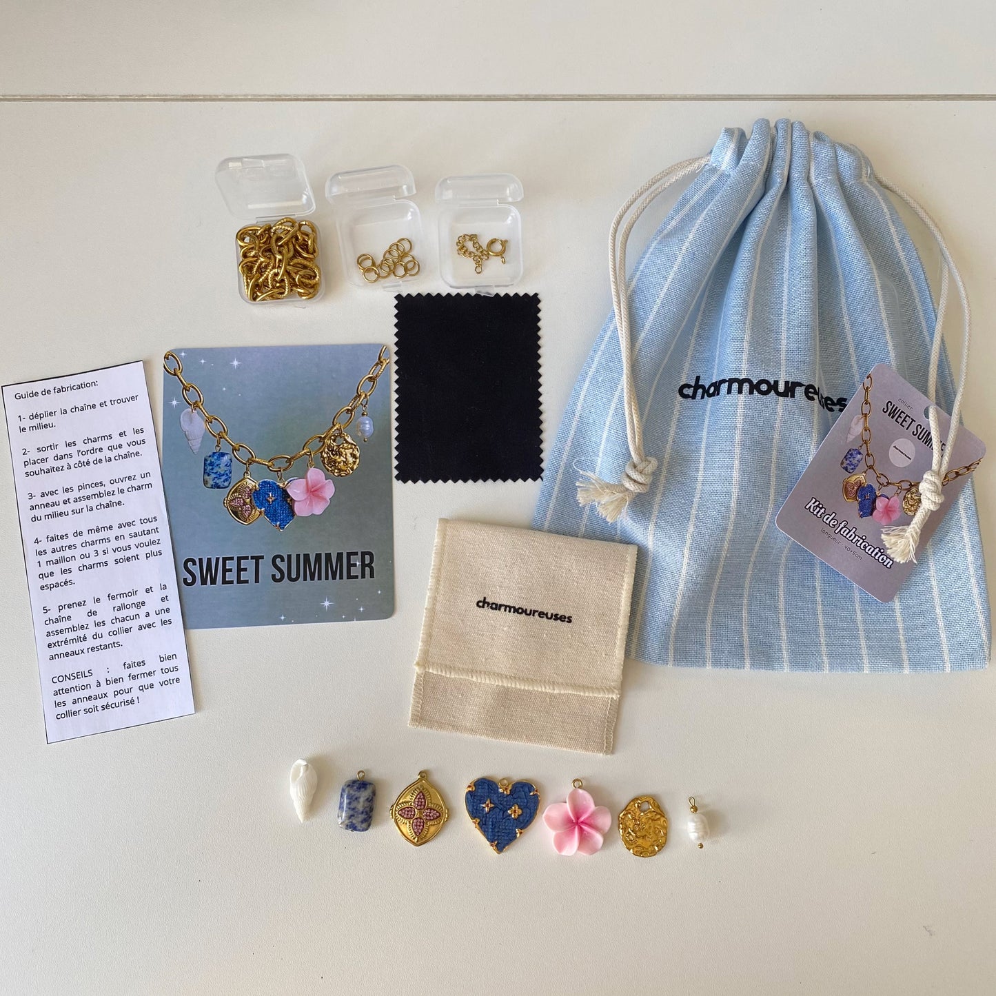Kit de fabrication - collier « Sweet Summer »