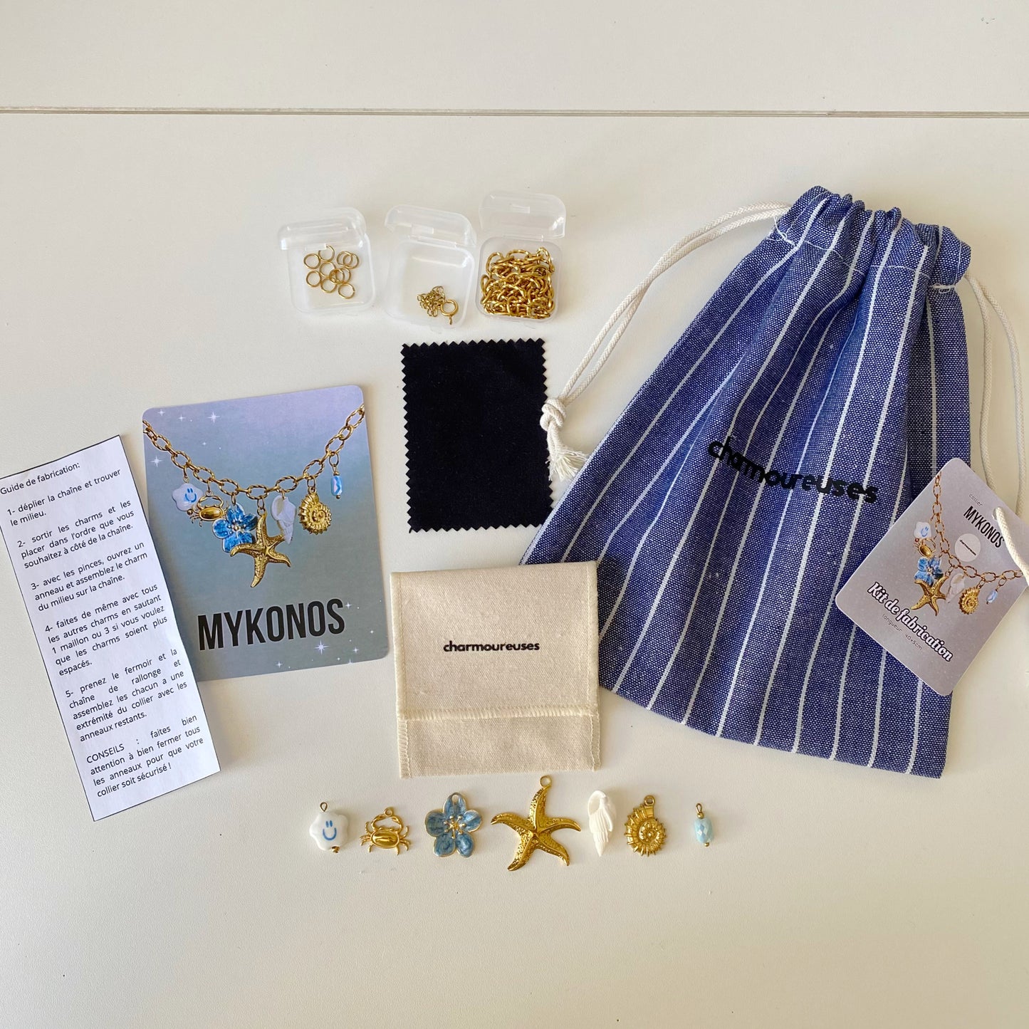 Kit de fabrication - collier « Mykonos »