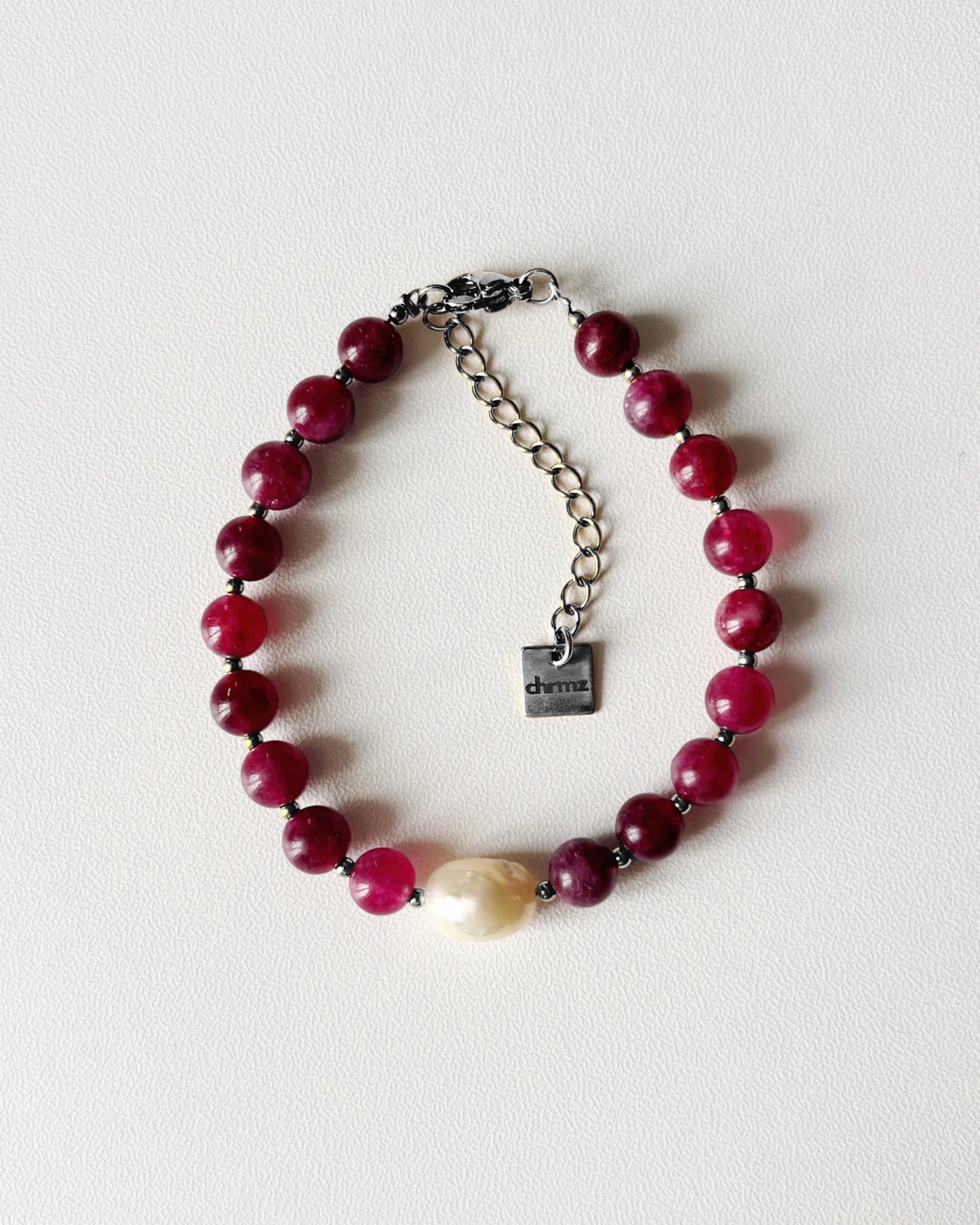 Bracelet de perles Eden - grenat