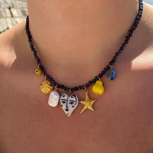 Citronnade - collier charms