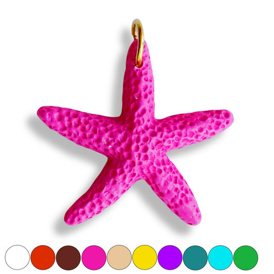 Étoile de mer colorée