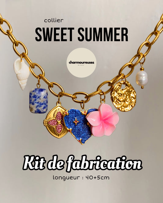 Kit de fabrication - collier « Sweet Summer »