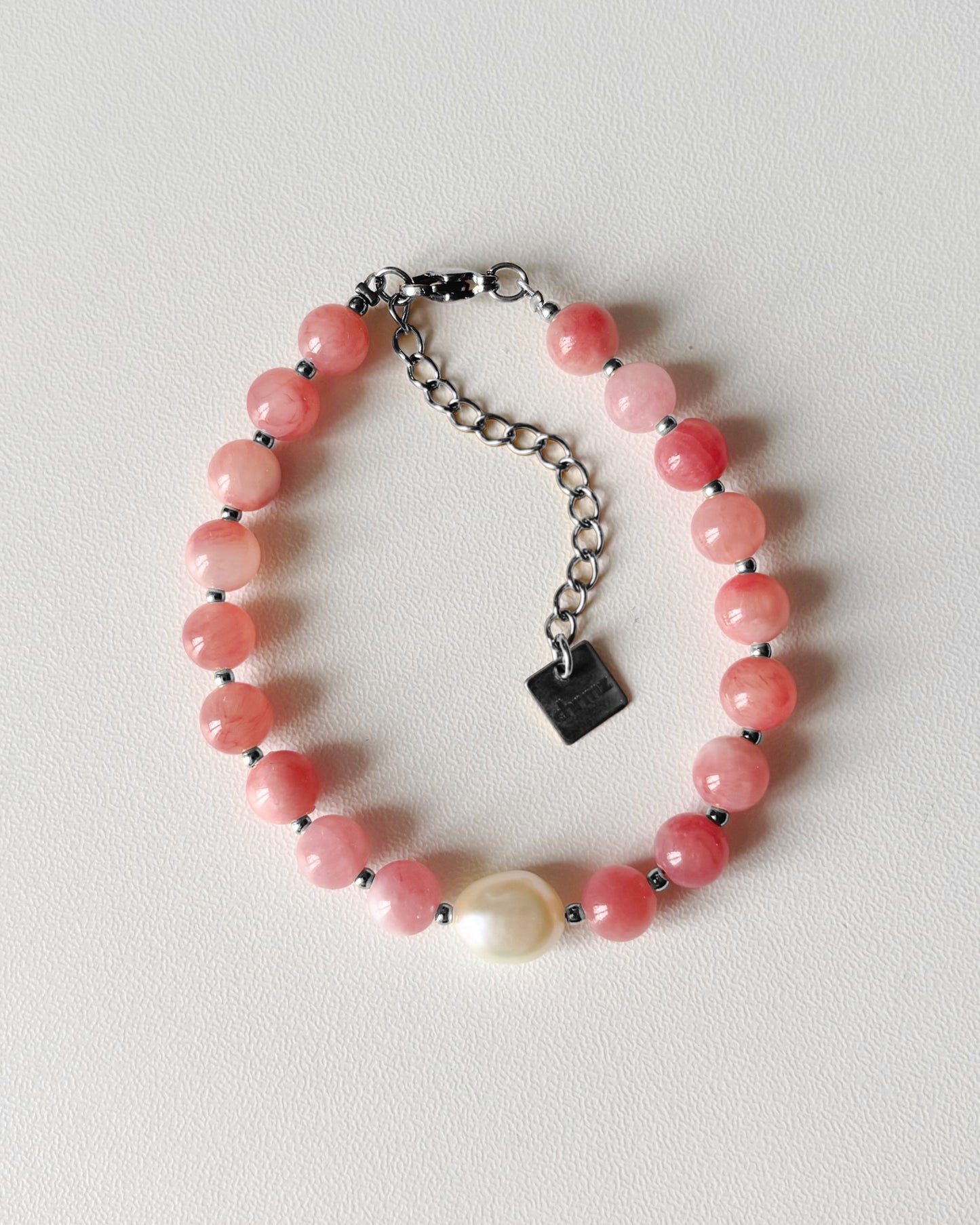 Bracelet de perles Eden - rose clair