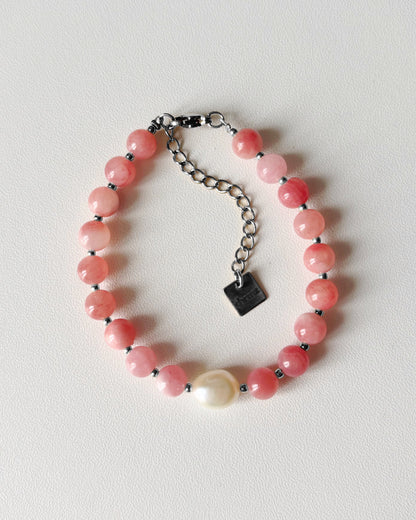 Bracelet de perles Eden - rose clair
