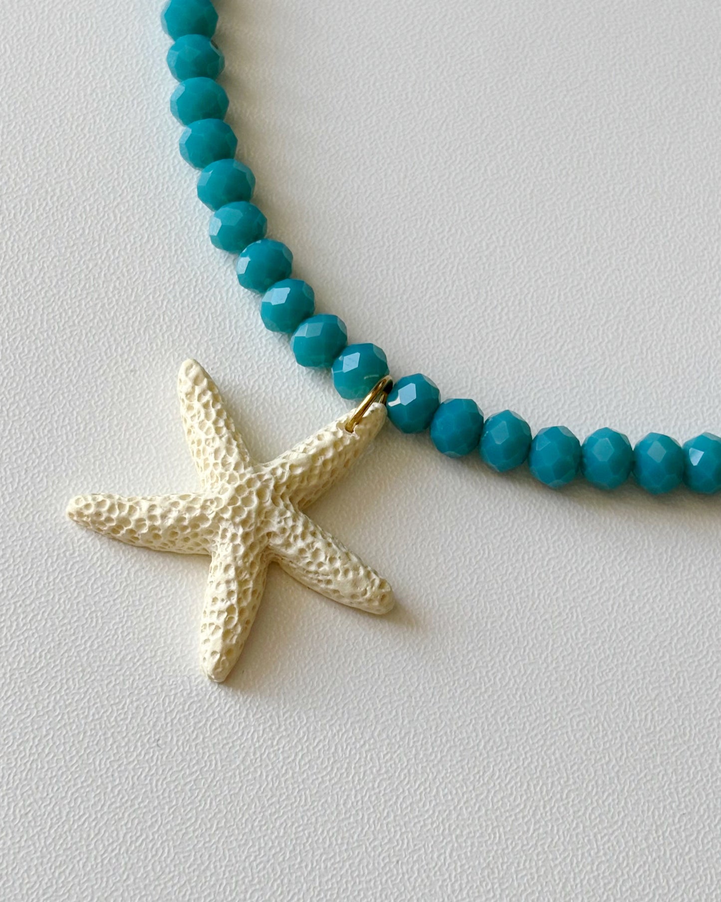 Collier Joline - Azur/Crème