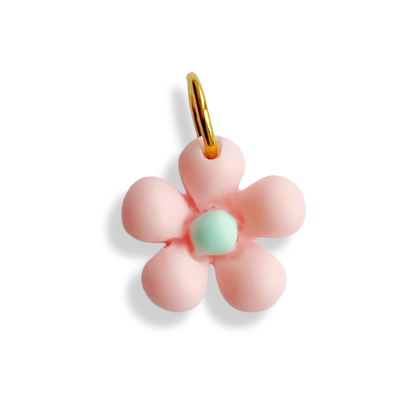 Mini fleur colorée - charm