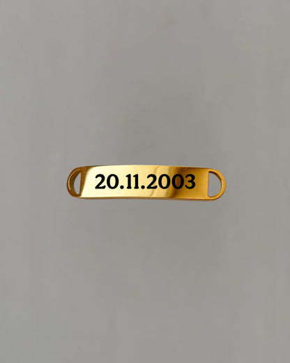 Gourmette - gravure personnalisée