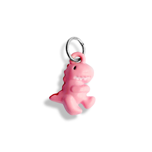 Mini dinosaure rose - charm