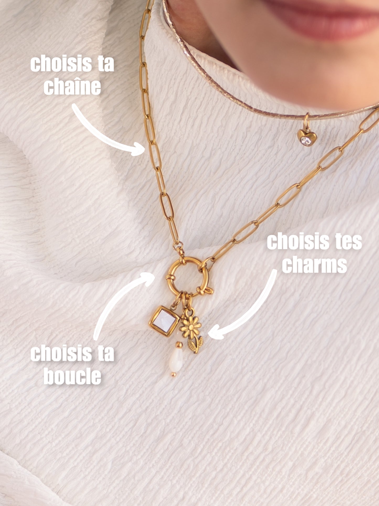 Collier à boucle personnalisable