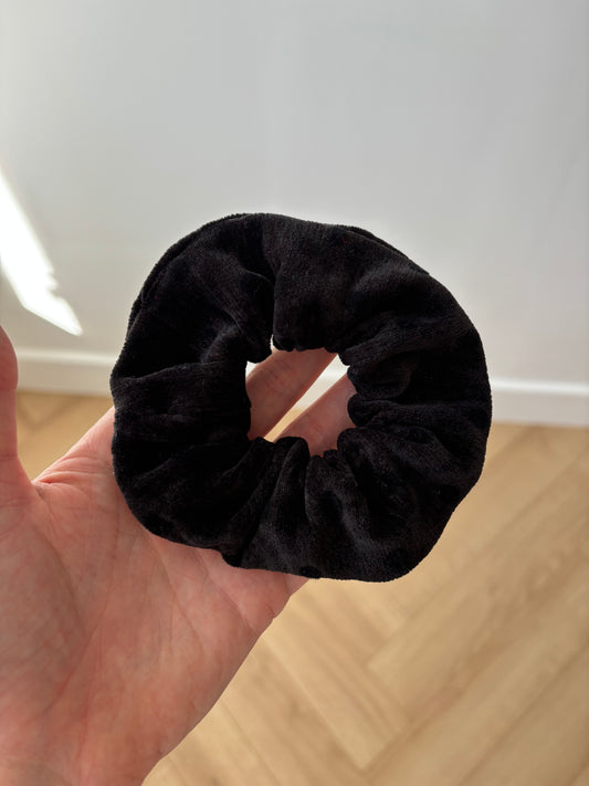 Moyen chouchou en velours noir