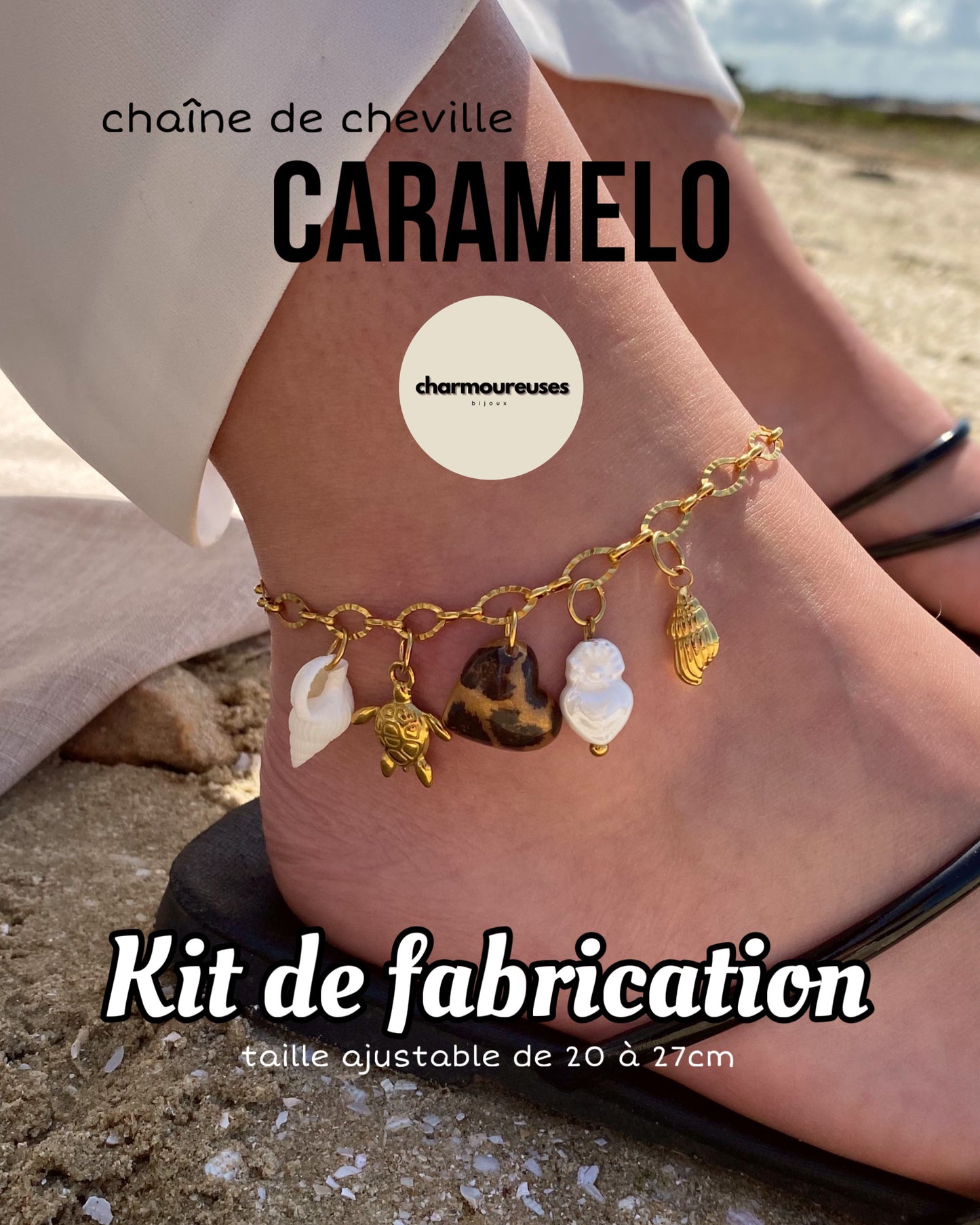 Kit de fabrication - chevillère « Caramelo »