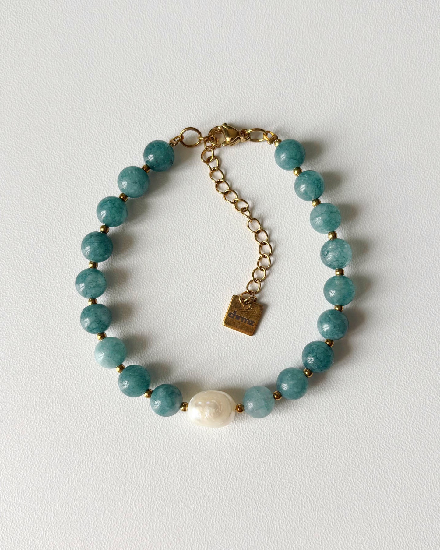 Bracelet de perles Eden - turquoise