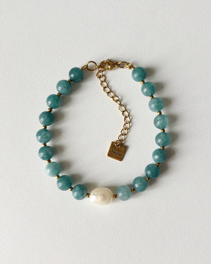 Bracelet de perles Eden - turquoise