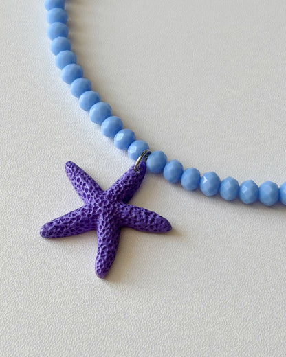 Collier Joline - Ciel/Violet