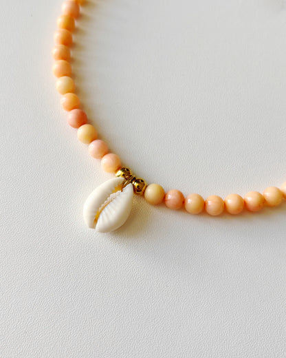 Collier de perles Camilla pêche