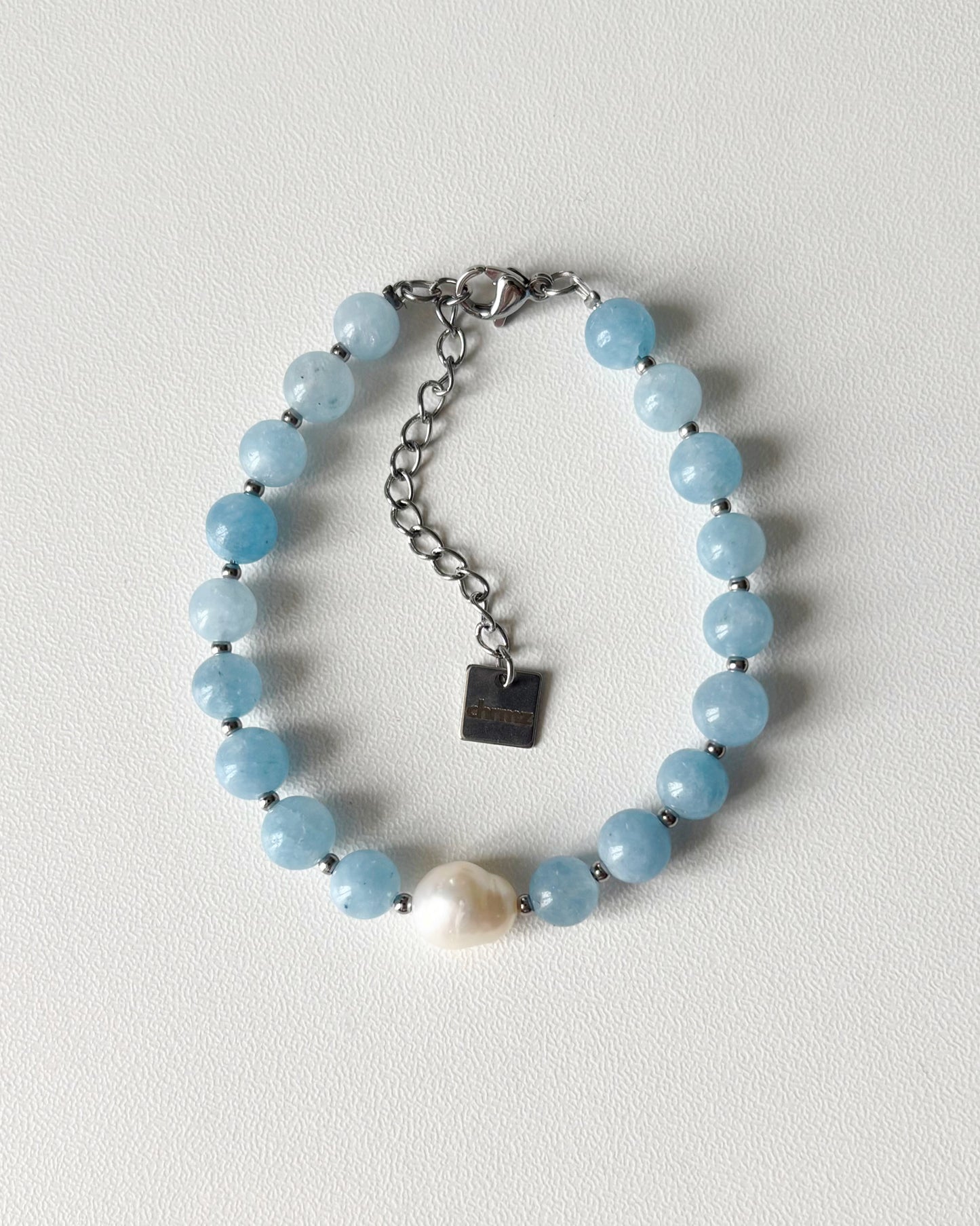 Bracelet de perles Eden - bleu ciel