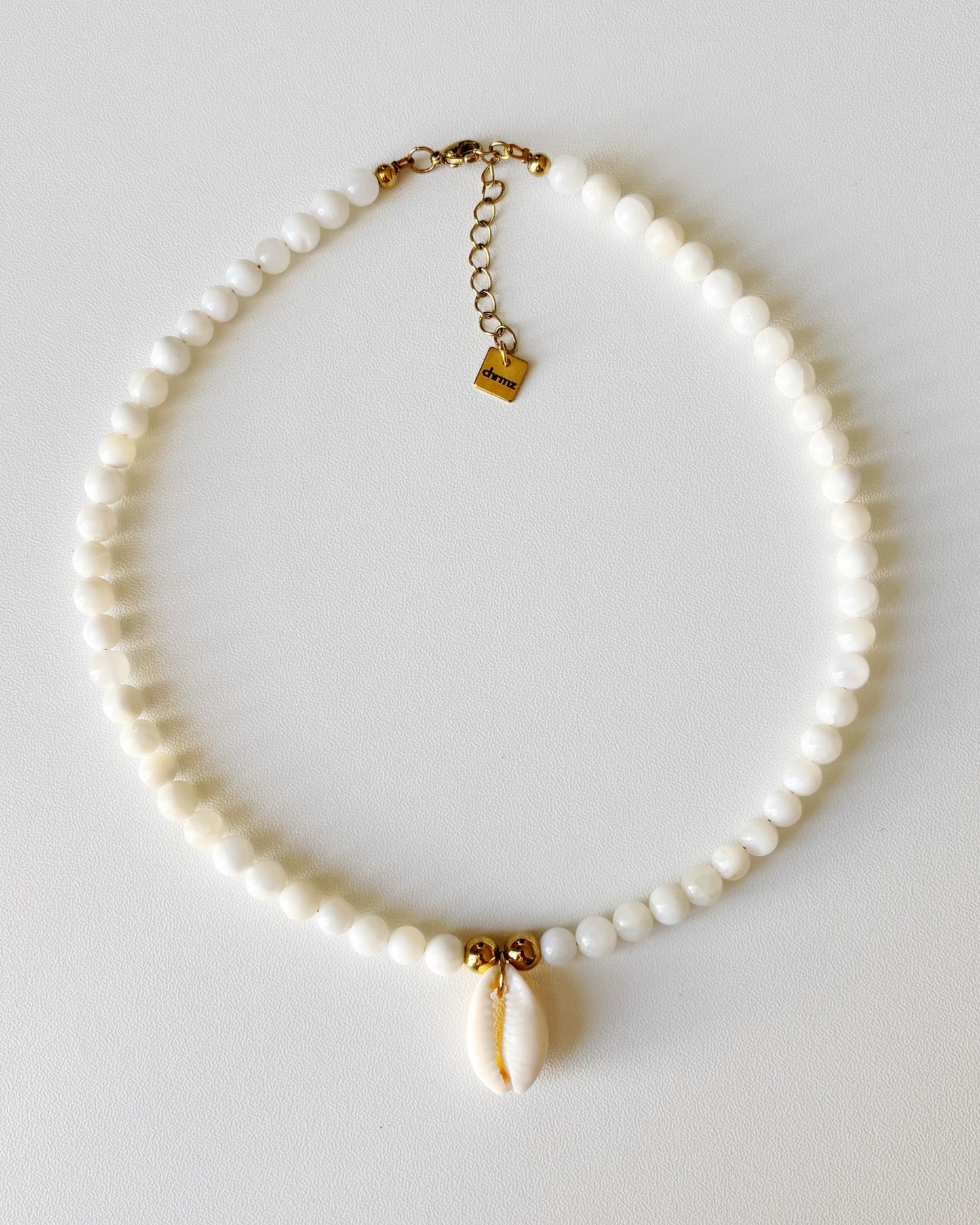 Collier de perles Camilla blanc
