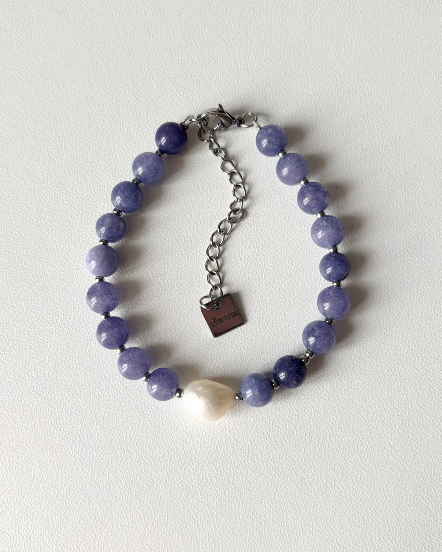 Bracelet de perles Eden - parme