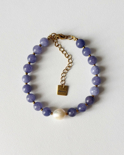 Bracelet de perles Eden - parme