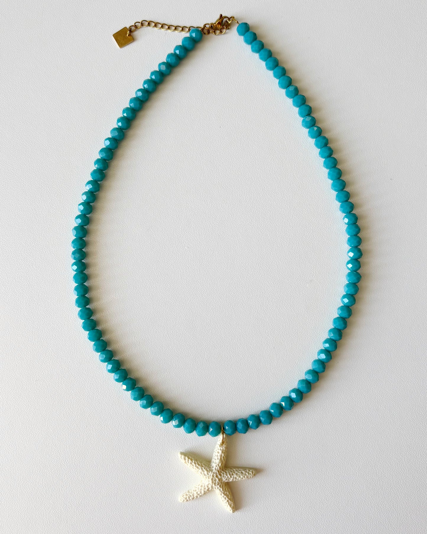 Collier Joline - Azur/Crème