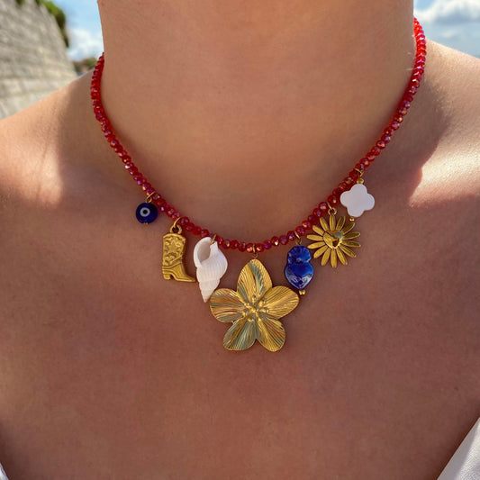 Toujours en été - collier charms