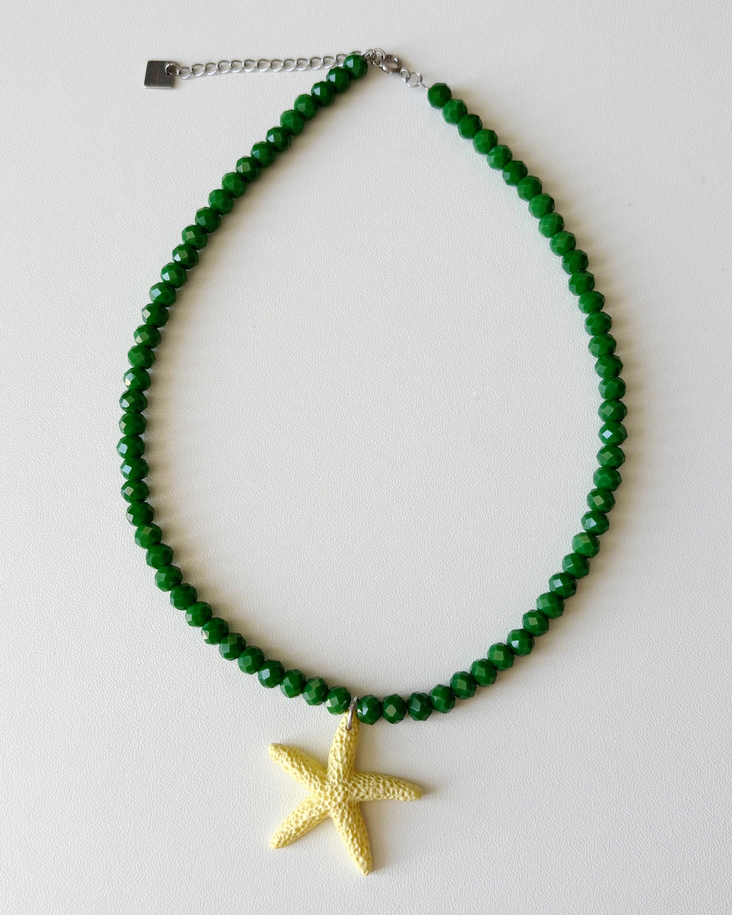 Collier Joline - Vert/Jaune