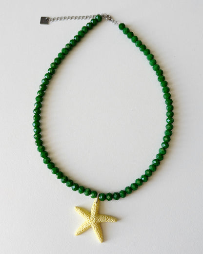 Collier Joline - Vert/Jaune