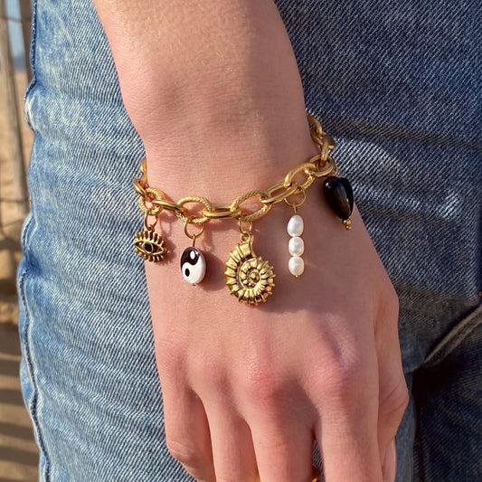 Ying&yang  - bracelet charms