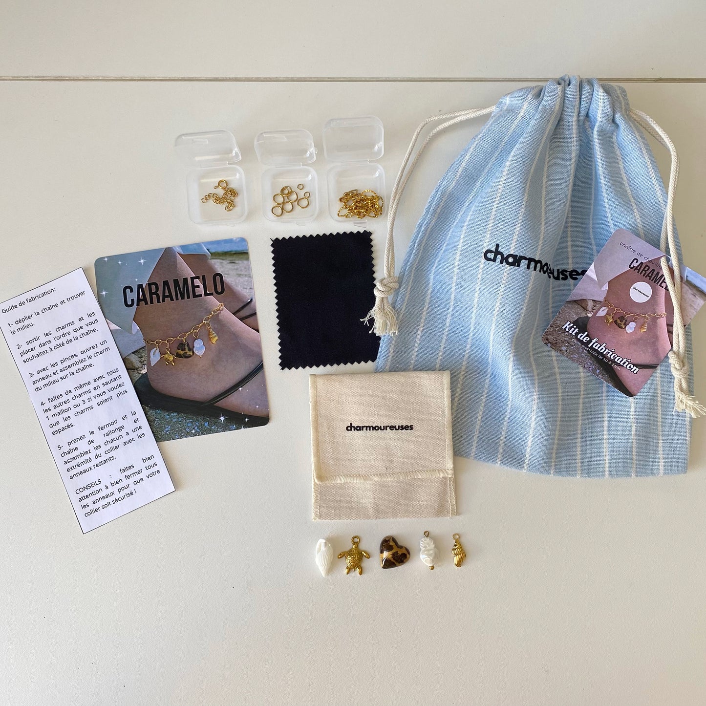 Kit de fabrication - chevillère « Caramelo »
