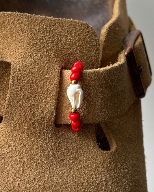 Bridcharm coquillage rouge - Boston