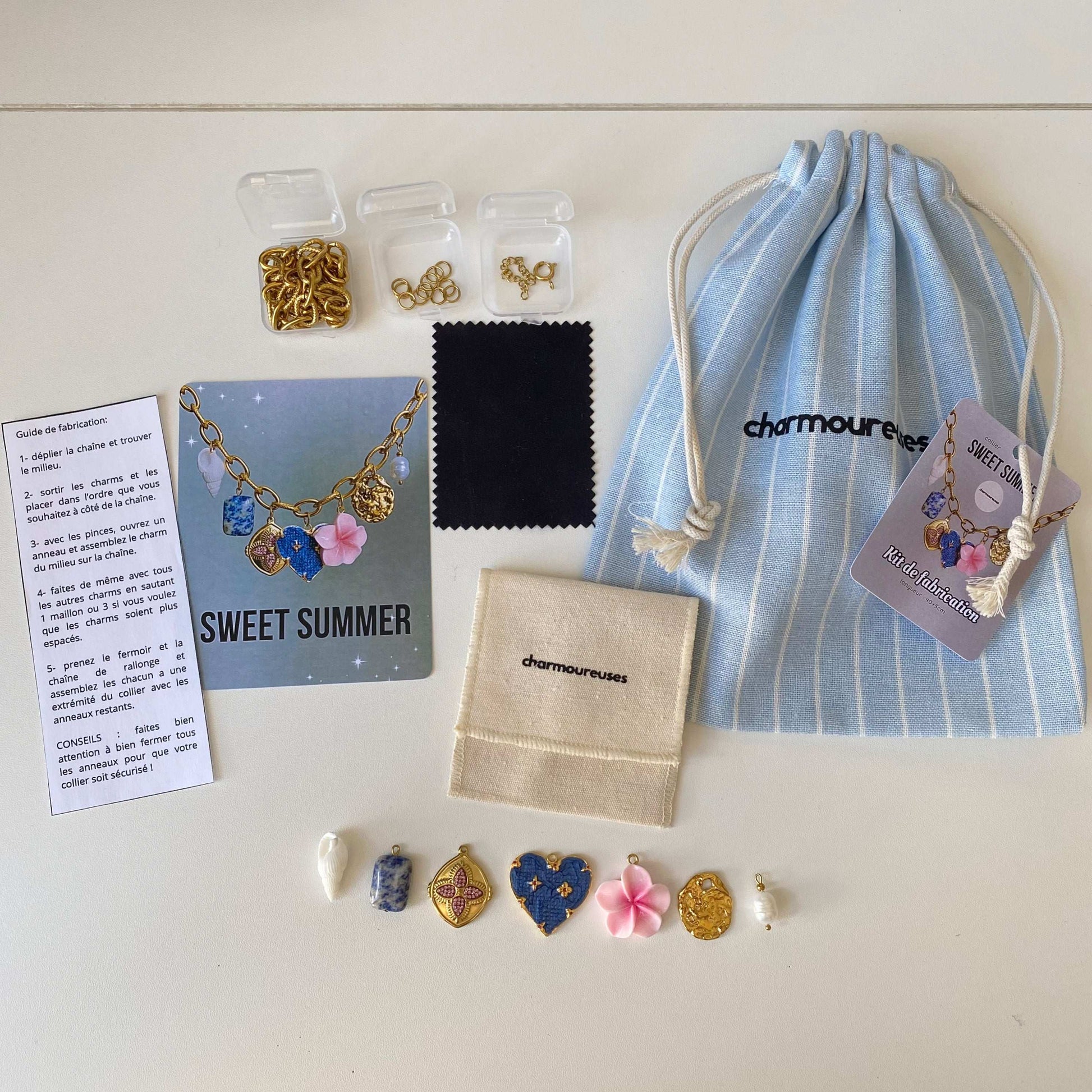 Kit de fabrication - collier « Sweet Summer »